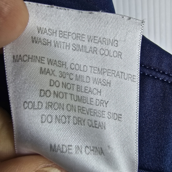 ZYIA Womens Navy Racerback Bomber Sports Bra With Lace Back Detail Size XXL - Picture 9 of 11